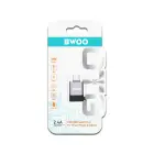 BWOO Adapter USB - USB-C Gray OTG BZ-35 Фото 3