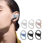 silicone cover to prevent falling out the headphones black Foto 2