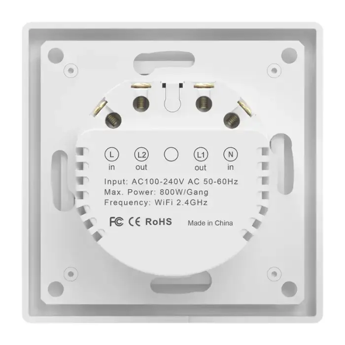 Avatto TS20-EU-W2 WiFi touch light switch Foto 3
