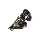 Magnetic car phone holder Forcell F-Grip IronSecure windshield / dashboard black Photo 2