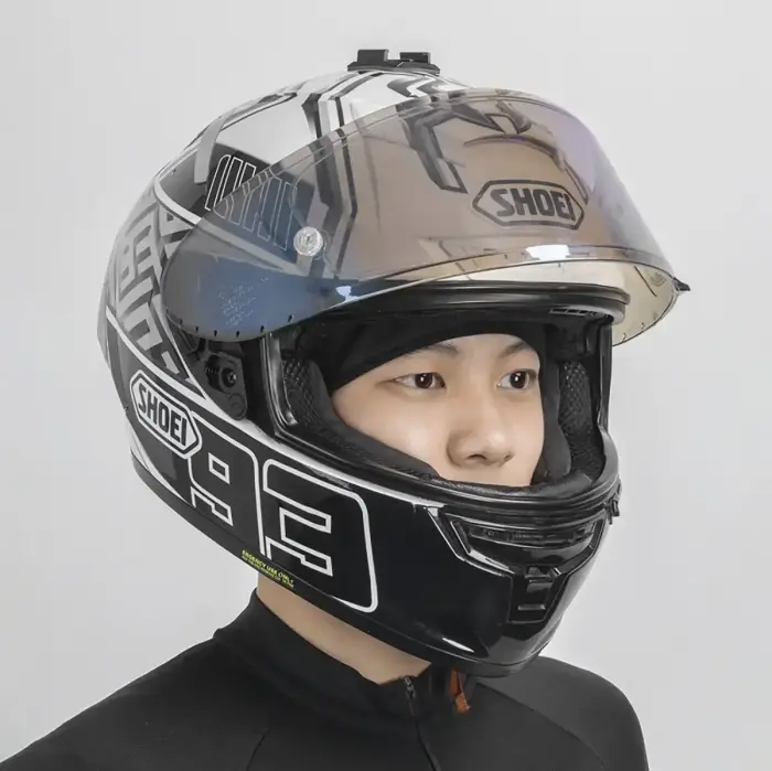 Rockbros Dala Winter Cycling Helmet Cap with Glasses Holes - Grey Photo 7