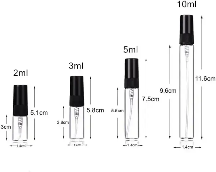 By Perfume refillable glass perfume bottle 2ml Photo 3