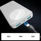 Joyroom JR-PBF12 ārējais akumulators (powerbank) | 10000 mAh | 12W | USB-A, USB-C | balts Foto 8