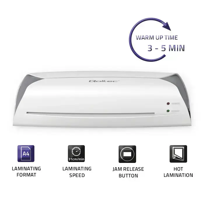 Qoltec Laminator LMR-0327 | A4 Foto 4