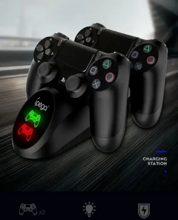 iPega 9180 PS4 Gamepad Double Charger (Damaged Package) Photo 27