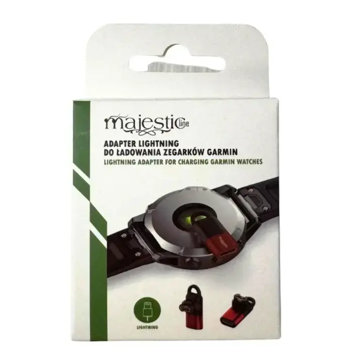Adapter Lightning MajesticLine for Charging Garmin Watches red Фото 7