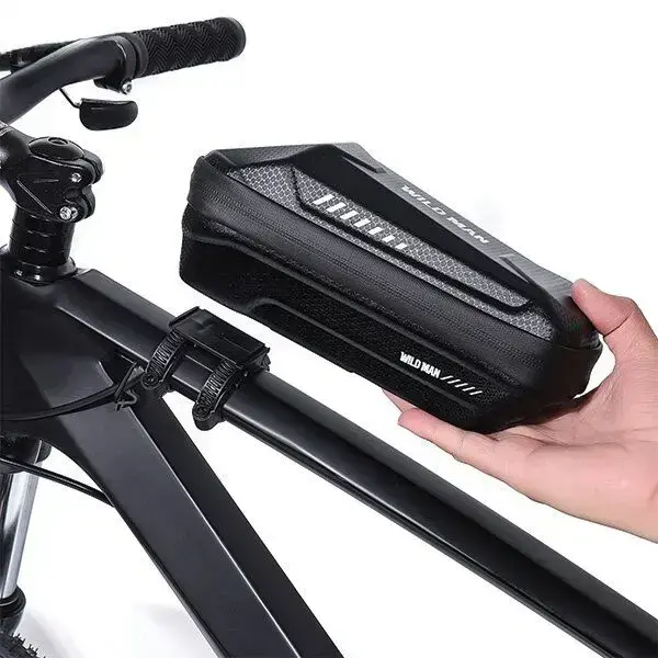 WILDMAN traveling bag for bike frame with zipper 1L XS5 black Photo 3