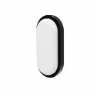 Riga oval LED šviestuvas 12W 4000K IP65 Eurolight BLACK Foto 1
