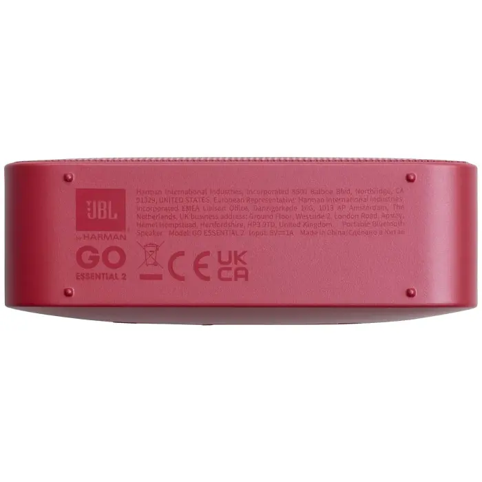 JBL Portable Speaker Go Essential 2 red Bluetooth (JBLGOES2REDEU) Фото 5