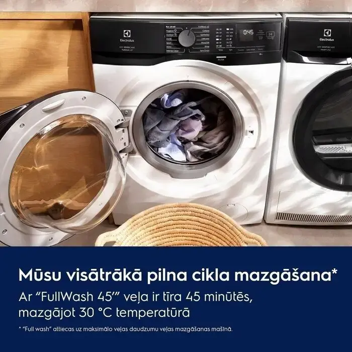 Electrolux 600.sērija veļas mazg.mašīna “FullWash”, 8kg, balta Foto 6