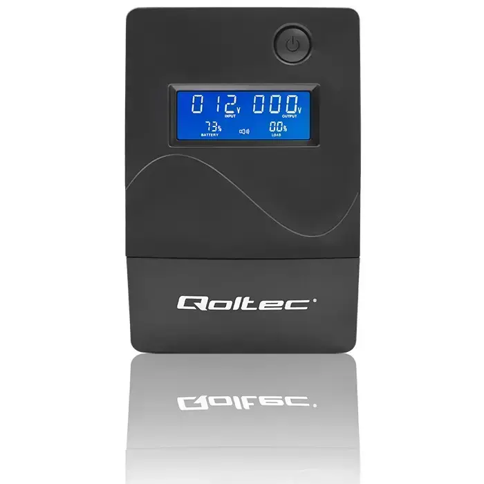 Qoltec Uninterruptible Power Supply UPS Line Interactive | Monolith| 850VA | 480W | LCD | USB | RJ45 Фото 7