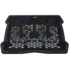 CANYON NS03, Cooling stand dual-fan with 2x2.0 USB hub, support up to 10”-15.6” laptop, ABS plastic and iron, Fans dimension:125*125*15mm(2pcs), DC 5V, fan speed: 800-1000RPM, size:340*265*30mm, 435g Photo 1