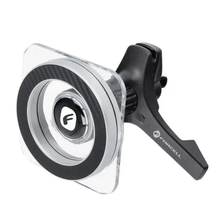 Magnetic car phone holder compatible with Magsafe Forcell F-Grip MagPro air vent black Photo 5