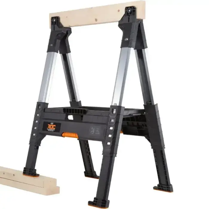 Steķis ar koka virsmu ROC Pro Gear Lumber Jack Sawhorse 71x69x82cm Foto 4