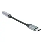 Beline Adapter USB-C|Jack 3,5mm szary|gray DAC Samsung|iPhone 15 Photo 3