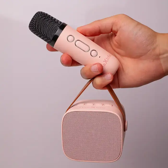 Maxlife Bluetooth karaoke speaker MXKS-100 pink Foto 4