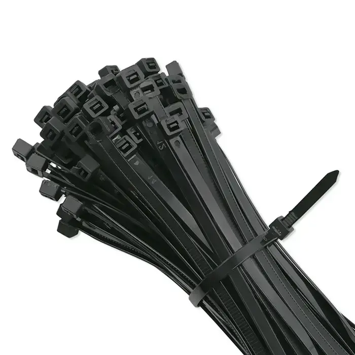 Qoltec Self-locking cable tie | 7.2*200mm | 50 pcs. | Nylon66 | UV | Black Photo 2