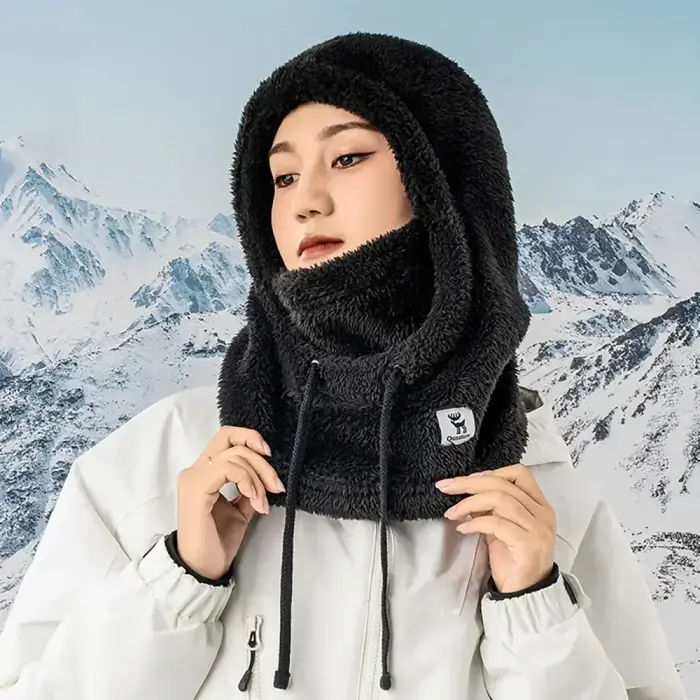 Qunature Arctic Velvet Ski Balaclava Size L - Black Foto 5