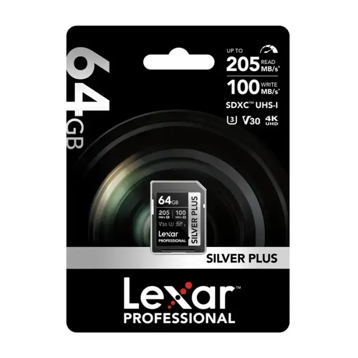 Lexar Professional SILVER PLUS SDXC 64GB memory card Фото 6