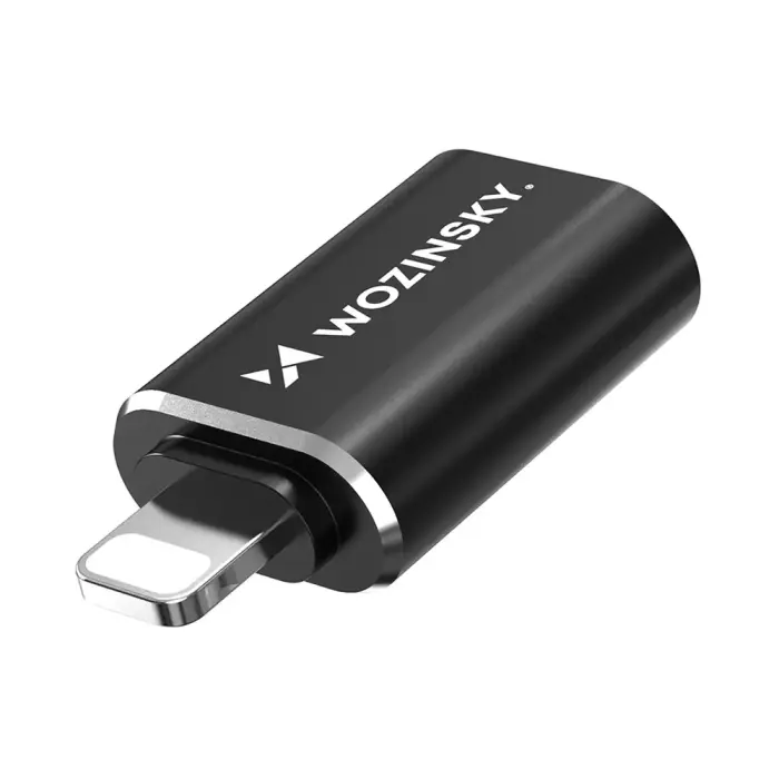Wozinsky WALA-01 Lightning to USB-A OTG Adapter - Black Фото 3