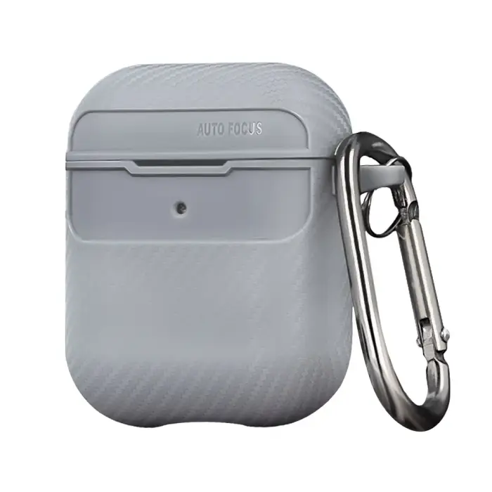 Carbon case for Airpods | Airpods 2 grey Photo 3