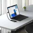 SATECHI adapter HUB 4in1 Type C ST-P4SK black Фото 6