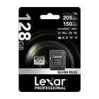 Karta pamięci Lexar High-Performance Silver Plus microSDXC 128GB + adapter Фото 6