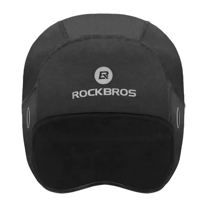 Rockbros Dala Winter Cycling Helmet Cap with Glasses Holes - Grey Photo 8
