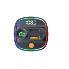Devia transmitter FM Smart Bluetooth MP3 car charger PD 30W 1x USB-C 2x USB 3A black Фото 2