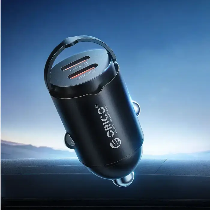 Orico MiniRing 30W 2x USB-C Car Charger - Black Foto 3