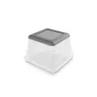 Kastīte Sistemo Organizer 1 7.5 x 7.5 x 5 cm caurspīdīga/gaiši pelēka  Foto 8