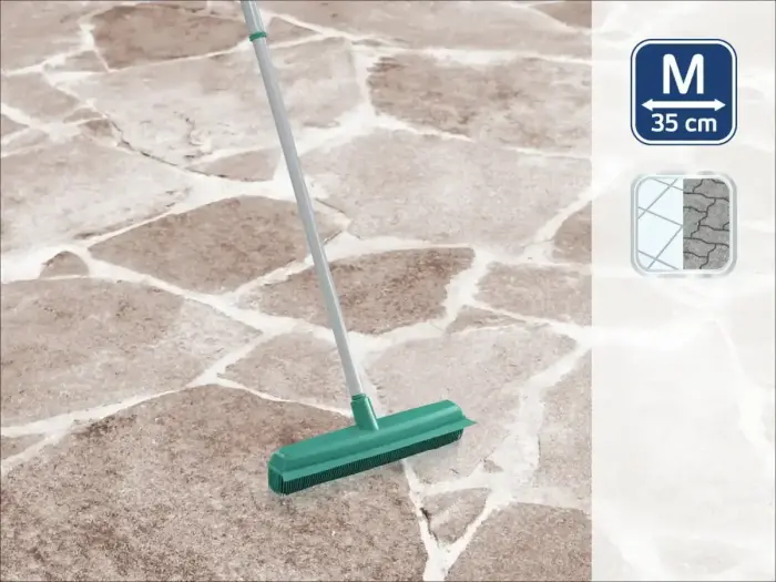 LEIFHEIT Gumijas grīdas birste ar teleskopisku kātu 35cm "Supra rubber broom'' Foto 3