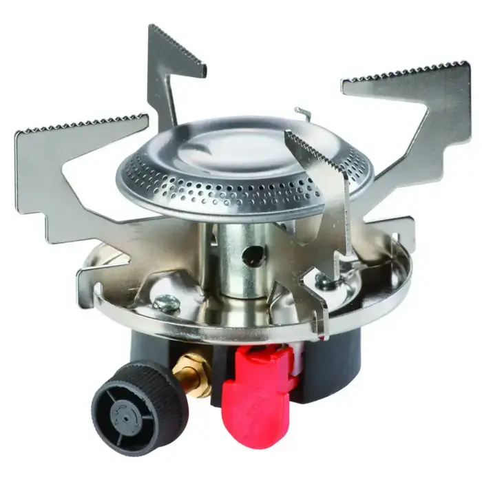 Gas camping stove with gas cartridges (thread or valve) ATOS piezo igniter 1.8kW Фото 2