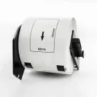 Qoltec Tape for BROTHER DK-11202 | 62mm x 100mm | 300 labels | White/Black print | Roll with holder Photo 5