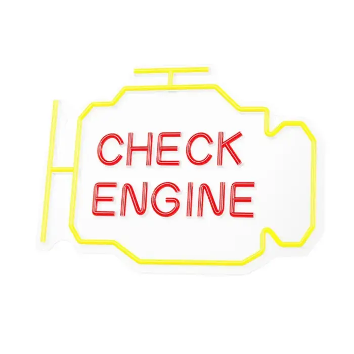 Neon PLEXI LED CHECK ENGINE yellow red NNE21 Neolia Photo 2