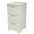 Chest of drawers Style 33x38x60cm in cream Photo 1