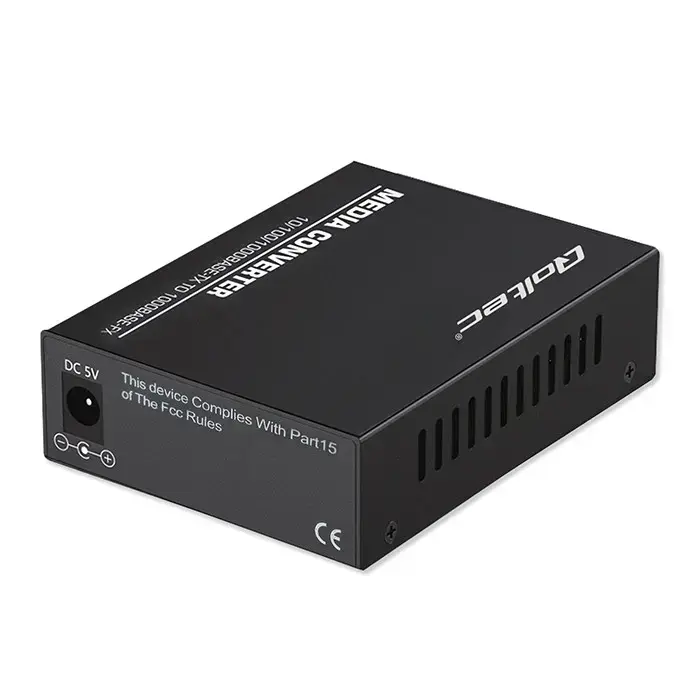 Qoltec Bidirectional Ethernet SWITCH Media Converter 1x RJ45 1x SFP| 1000Mbps | 5V Фото 16