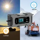 Qoltec Intelligent microprocessor charger 12V 10A | Rectifier with repair function for AGM GEL LiFePO4 battery | LCD Photo 9