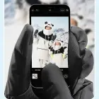 Qunature Full Length Ski Gloves Size M - Black Фото 3
