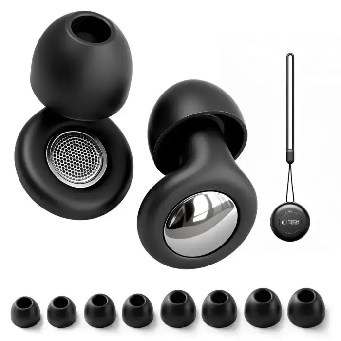 TECH-PROTECT QUIETFIT EARPLUGS BLACK Foto 2