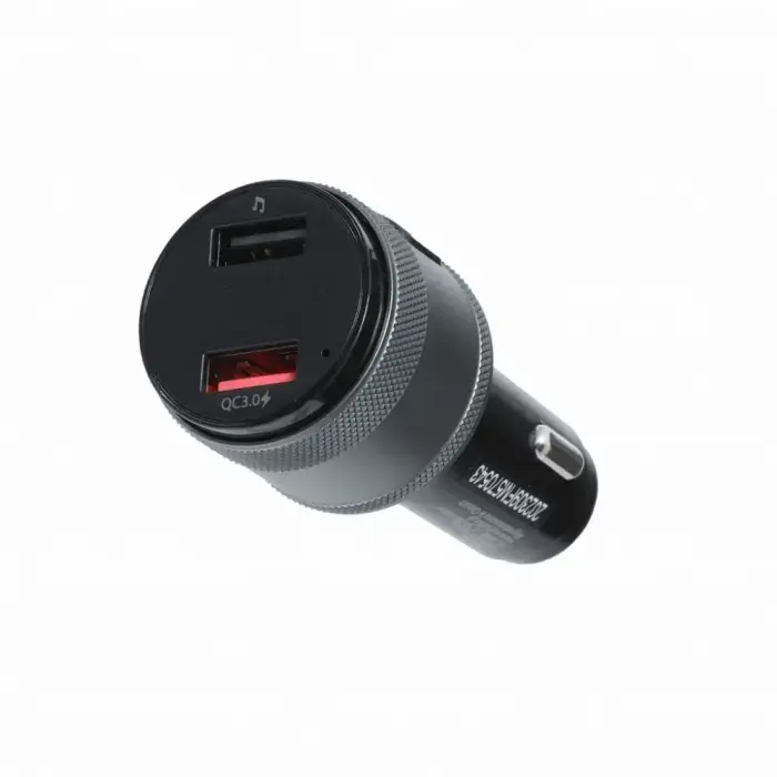 ART transmiter FM bluetooth 5.0 + 2 x USB A QC3.0 FM-57 black Фото 3