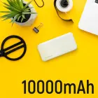 Wozinsky ārējais akumulators (powerbank) Li-Po 10000mAh 2 x USB balts (WPBWE1) Foto 9
