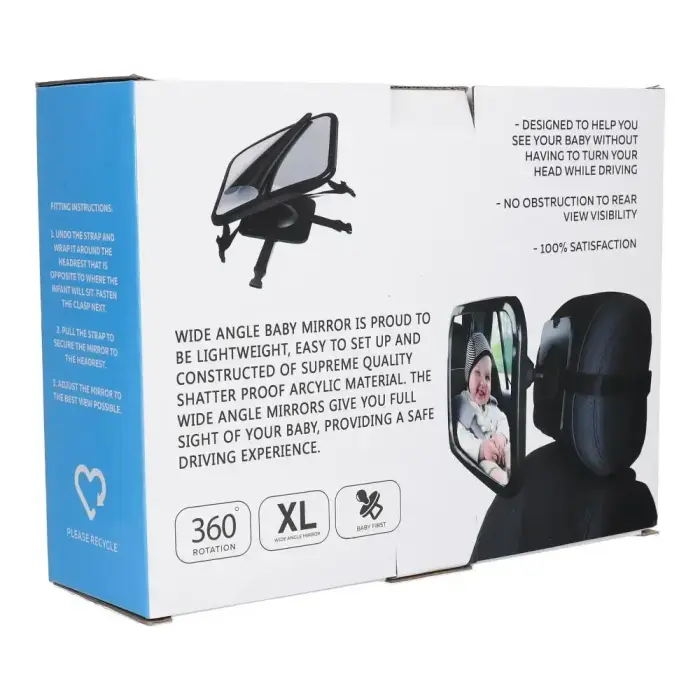 Baby rear view mirror BY-360 black Foto 6