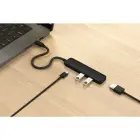 SATECHI adapter HUB 4in1 Type C ST-P4SK black Фото 8