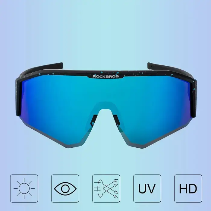 Rockbros SP297 polarizing cycling glasses - black Foto 4