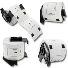 Qoltec Tape for BROTHER DK-11202 | 62mm x 100mm | 300 labels | White/Black print | Roll with holder Photo 8