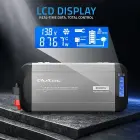 Qoltec Pure Sine Wave Inverter with UPS | 12V to 230V | 1000/2000W | LCD | USB | USB-C | Compatible with LiFePO4 GEL AGM  Photo 4