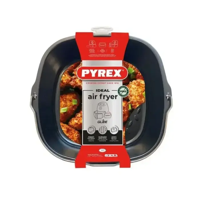 Metal baking tray for deep fryer 22x21xh7.5cm Photo 3