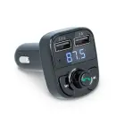 Forever TR-330 bluetooth 4.0 fm - передатчик + зарядка USB 12 | 24V | 3.1A + 1A черный Фото 1