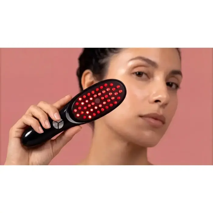 Marielle head massage brush with steam and light function MSMPS black Фото 8